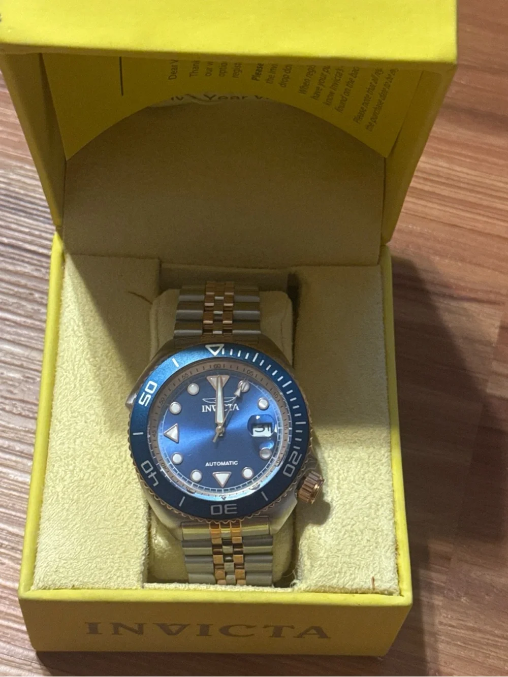 Invicta visible automatic